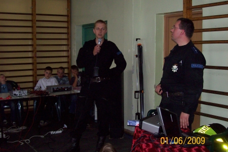 Prelekcja policjantów