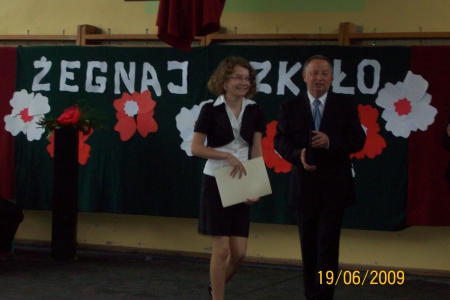 Klaudia Smak - najlepsza absolwentka