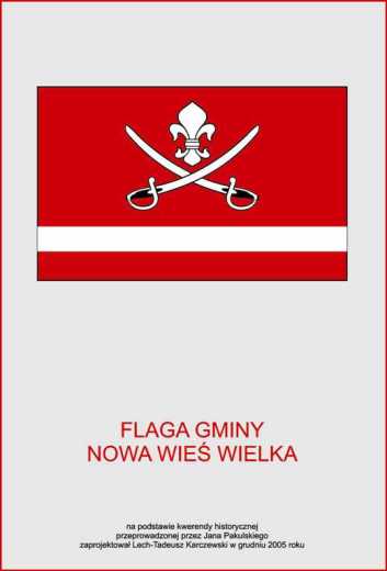 Flaga Gminy Nowa Wieś Wielka