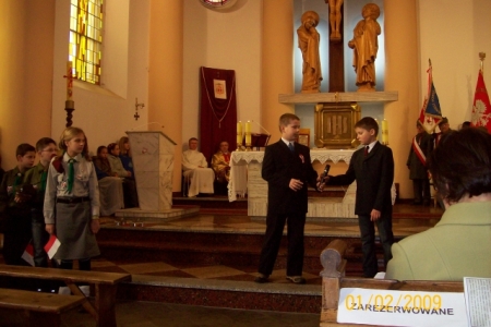 Część artystyczna w kościele